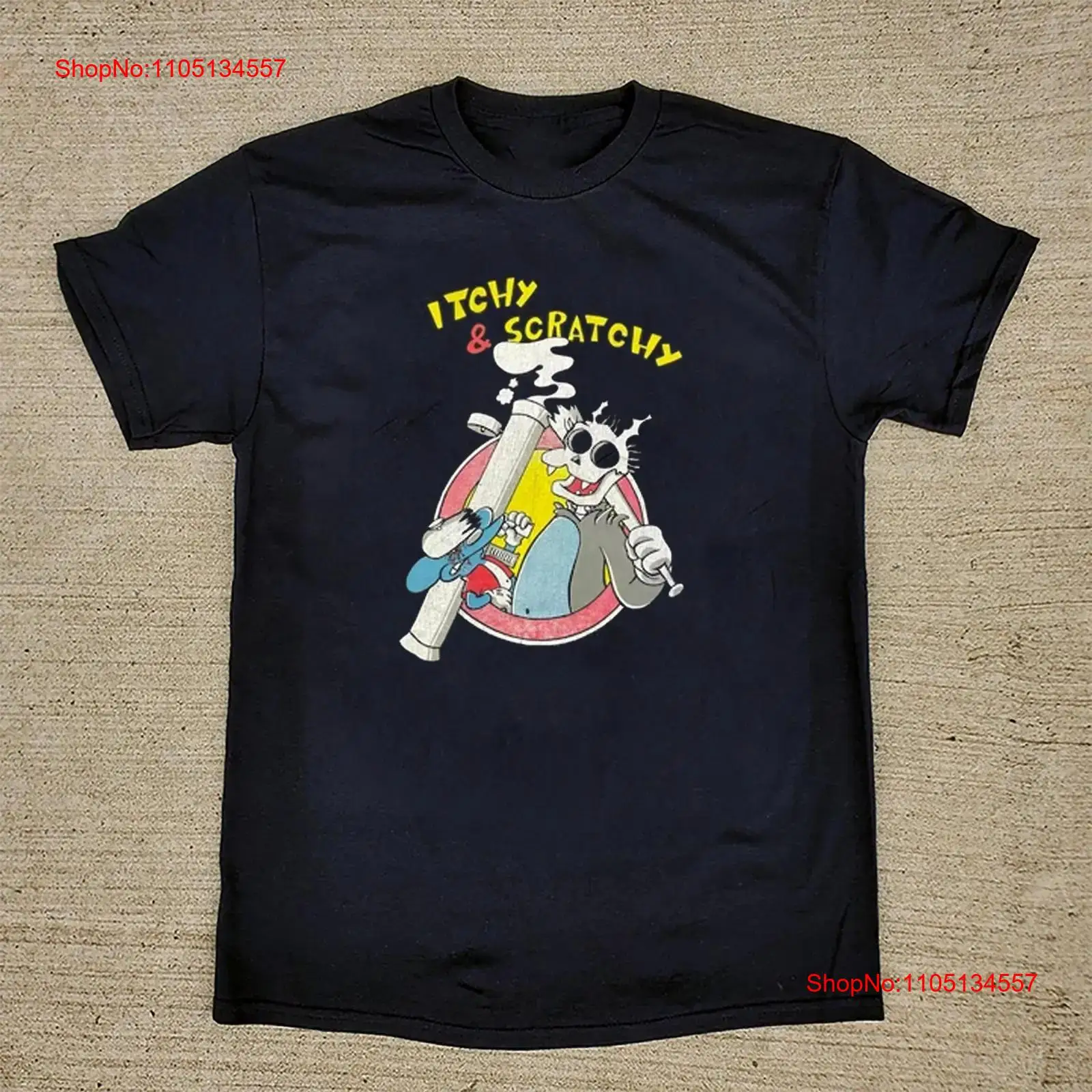 Vintage Fashion Show - The ITCHY SCRATCHY Show أسود جميع