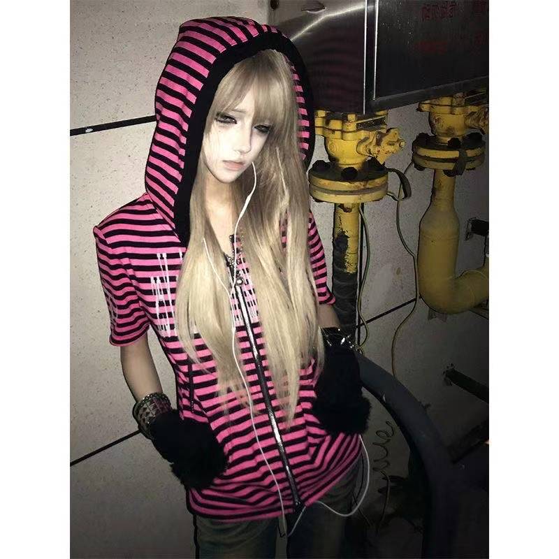 Vintage Fashion Subculture - قمصان نسائية صيفية بتصميم Y2K جرانج،