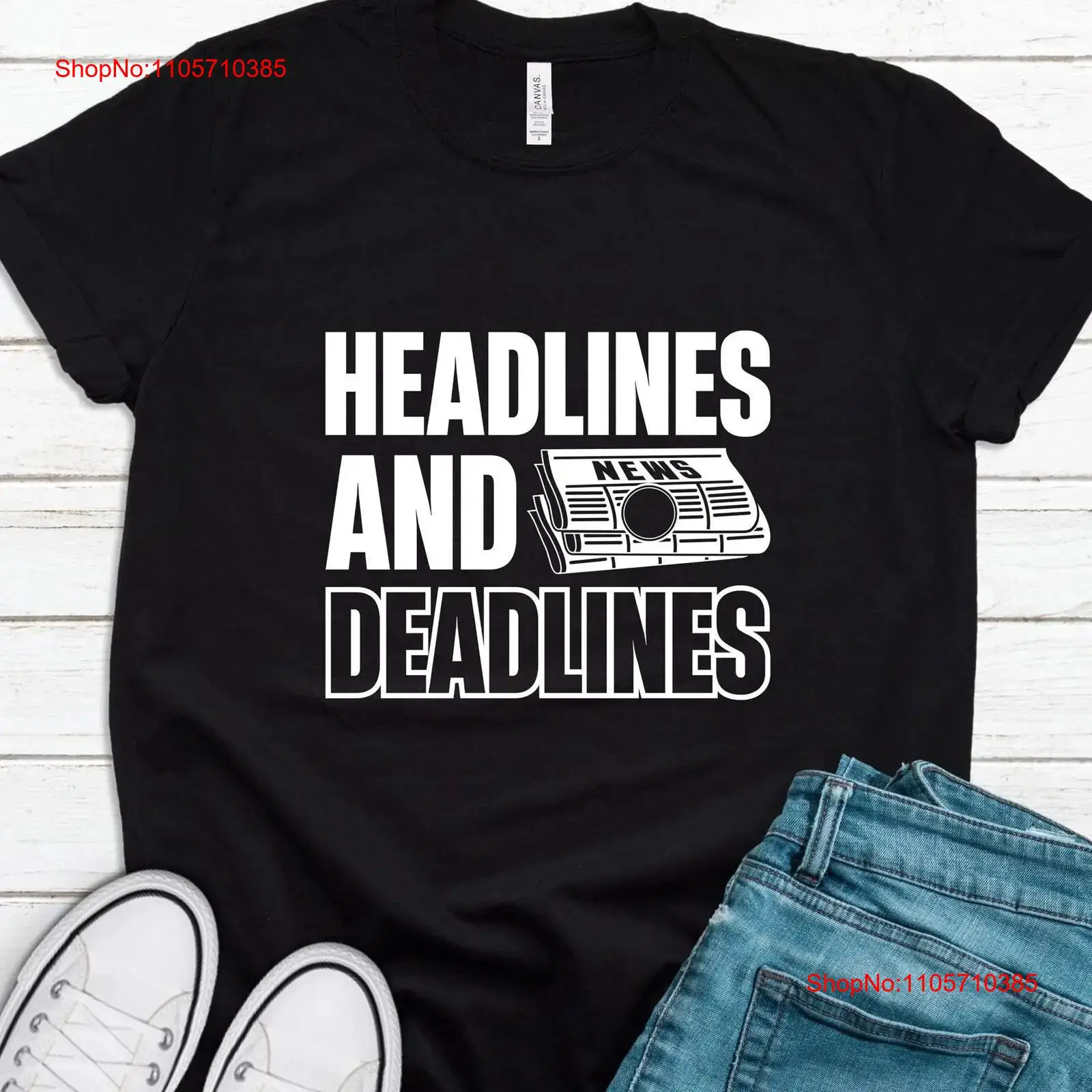 Vintage Fashion Journal - تي شيرت JournalisT T Shirt Reporter