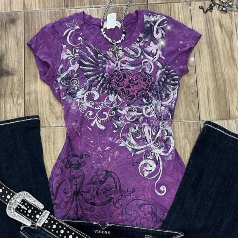 Vintage Fashion Subculture - هاي ستريت فاسق المرأة تي شيرت