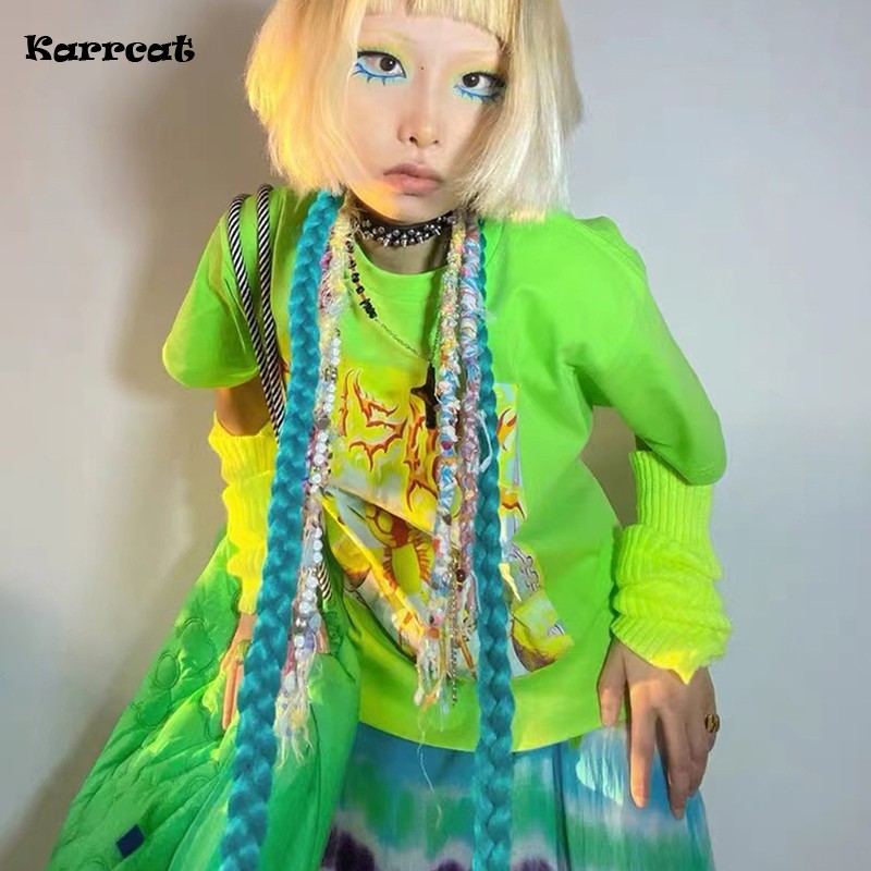 Tie Dye Shirt Vintage - تي شيرت جماليات من Karrcat Y2k