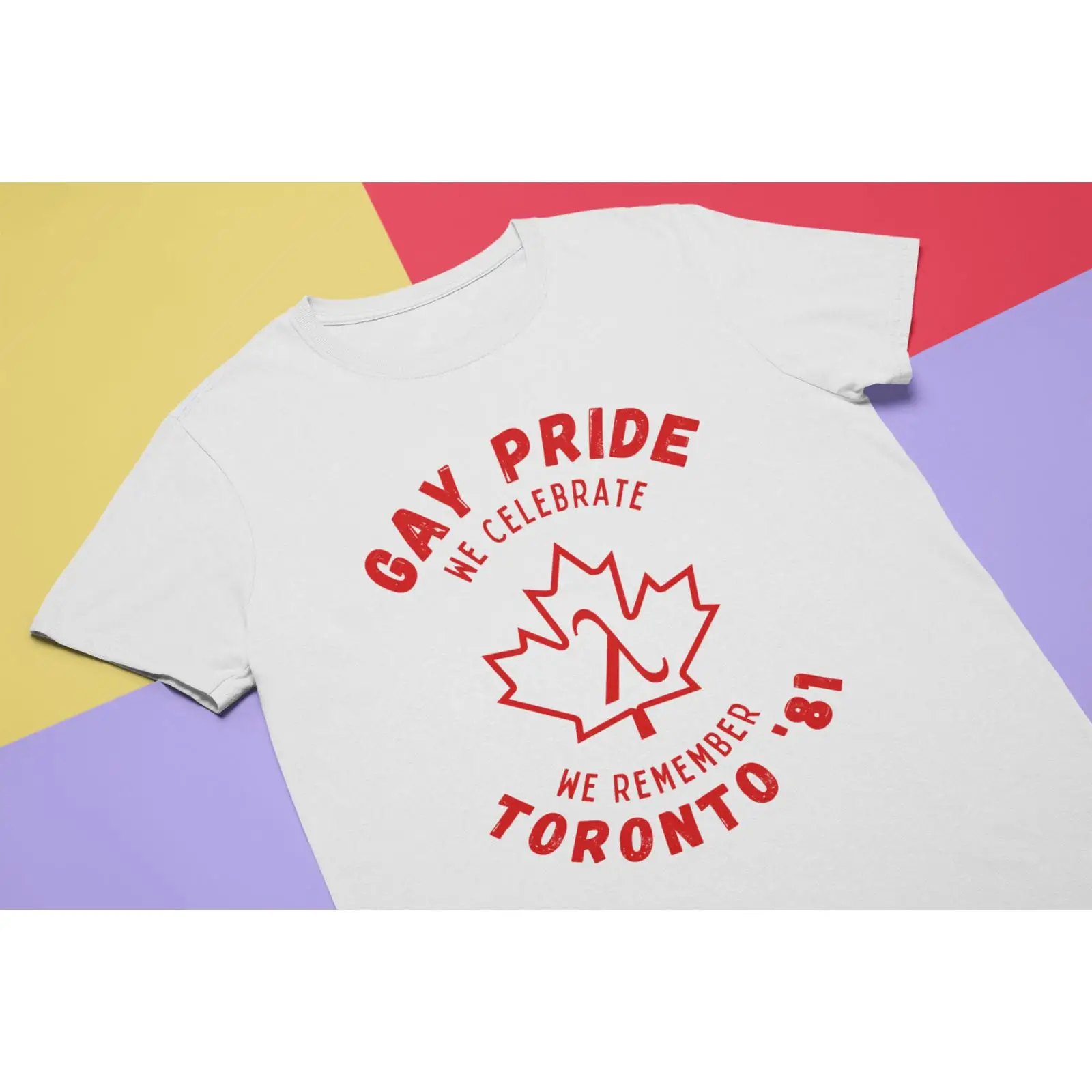 Vintage Fashion Toronto - تي شيرت Vintage Gay Pride Toronto