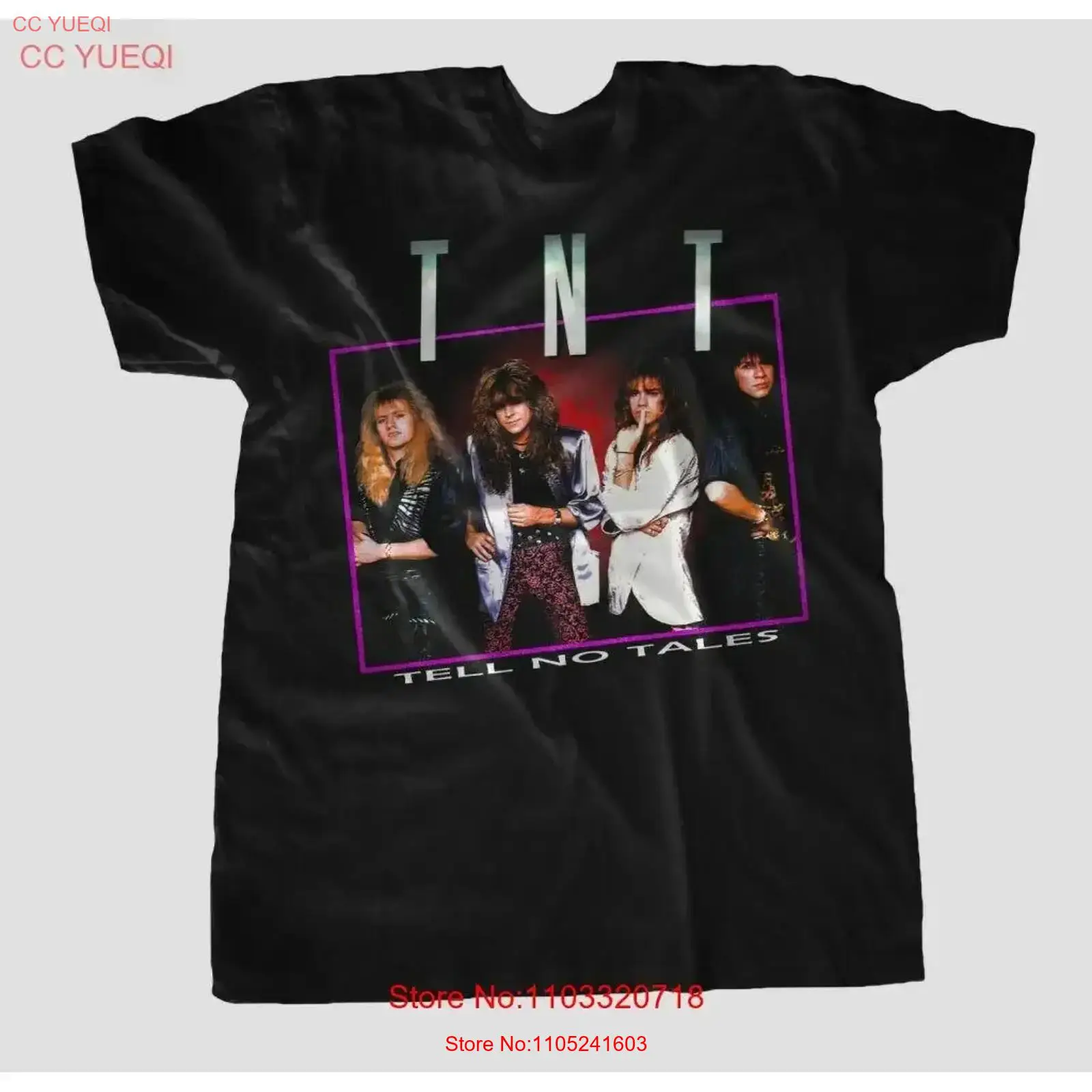 تي شيرت TNT Tell No Tales Band - مراجعة Vintage Fashion T Shirts وسعره
