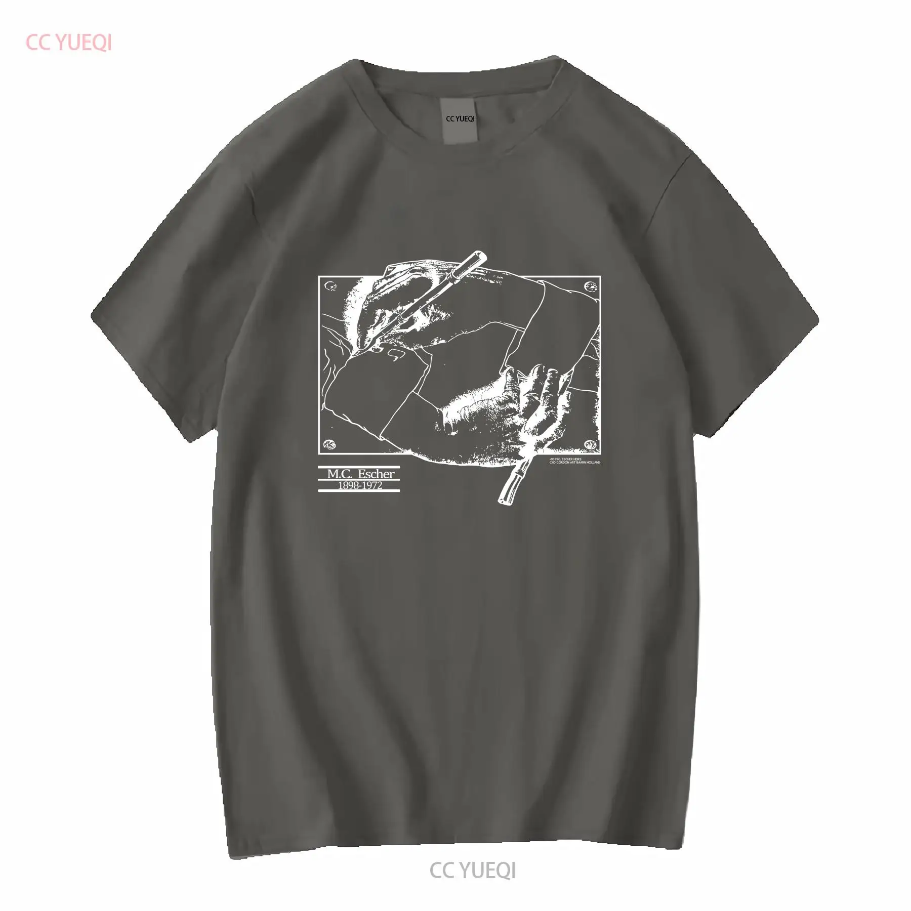 تي شيرت كلاسيكي 1990 MC Escher - مراجعة Vintage Fashion Sketches وسعره