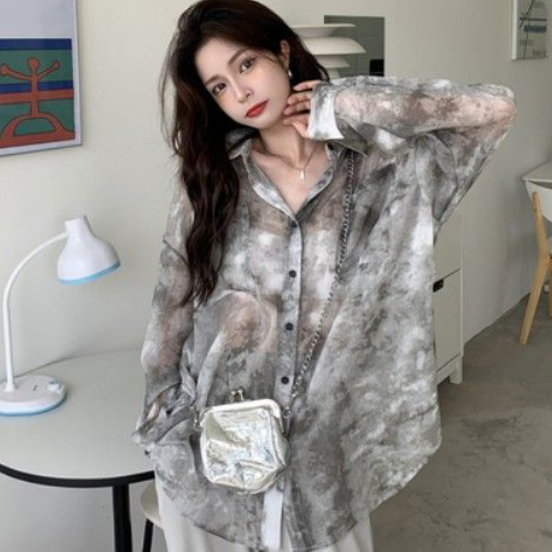 التعادل صبغ قمصان النساء فضفاض - مراجعة Tie Dye Shirt Vintage وسعره