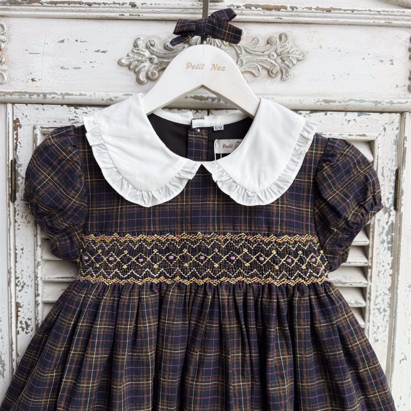 فستان بناتي طويل الأكمام مطرز  - مراجعة Vintage Fashion Boutique وسعره