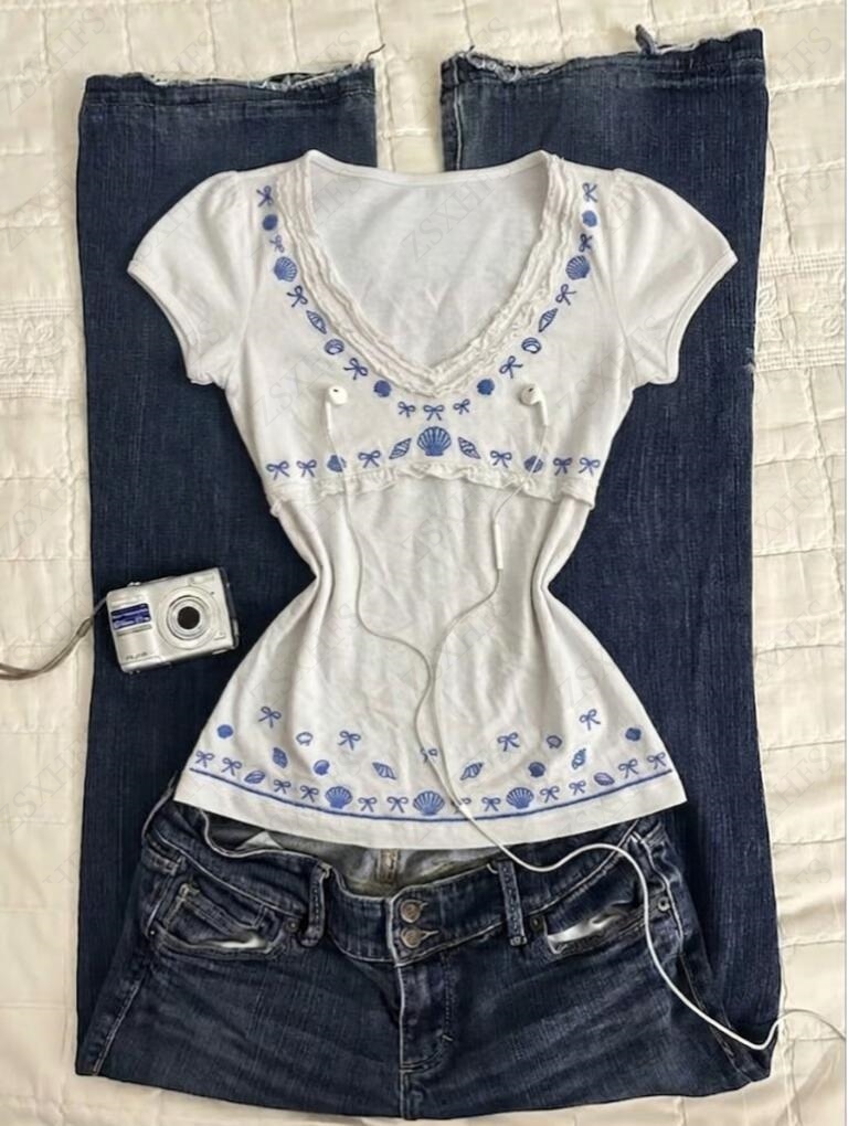 تي شيرت بتصميم بانك عتيق، صيفي - مراجعة Vintage Fashion Subculture وسعره