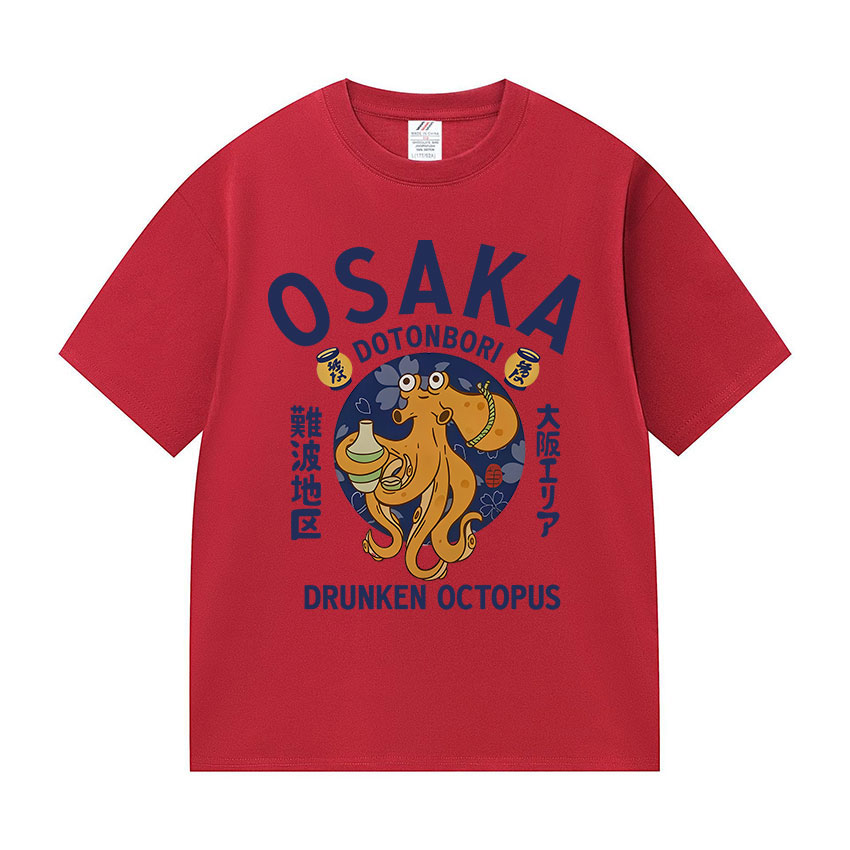 تي شيرت أوساكا دوتونبوري بتصمي - مراجعة Vintage Fashion Osaka وسعره