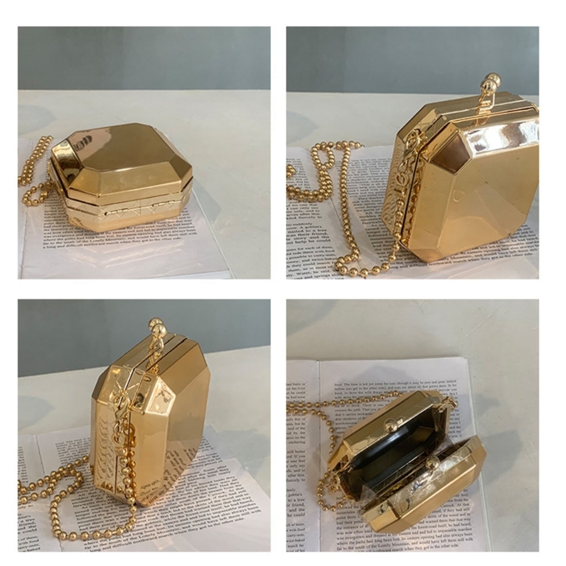 صغيرة فاخرة الذهب مساء حفلة مخ - مراجعة Vintage Fashion Shop وسعره