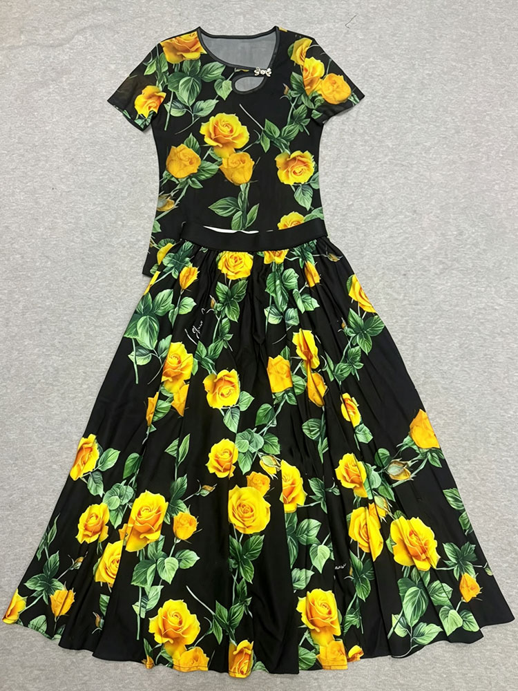 طقم نسائي صيفي جديد بتصميم ريت - مراجعة Vintage Fashion T Shirts وسعره