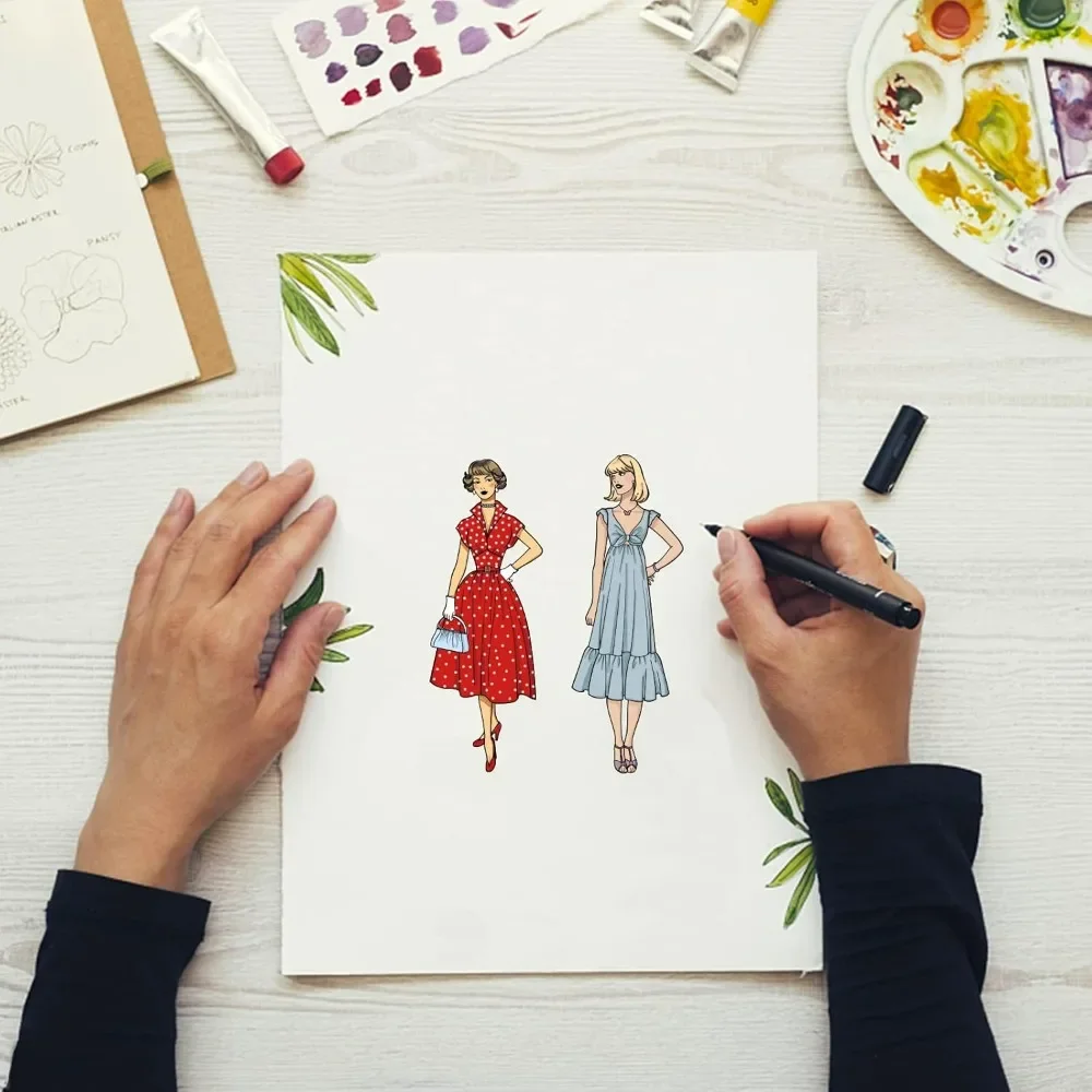أزياء المرأة سيليكون واضح ختم  - مراجعة Vintage Fashion Journal وسعره