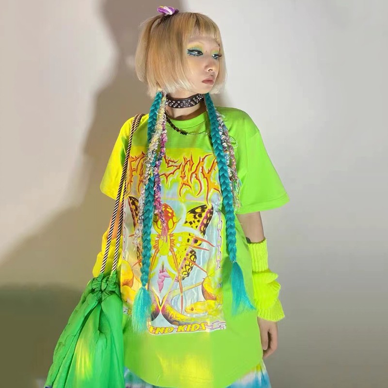 تي شيرت جماليات من Karrcat Y2k - مراجعة Tie Dye Shirt Vintage وسعره
