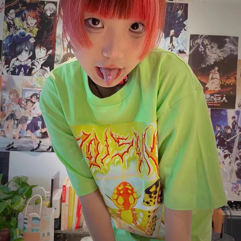 تي شيرت جماليات من Karrcat Y2k - مراجعة Tie Dye Shirt Vintage وسعره