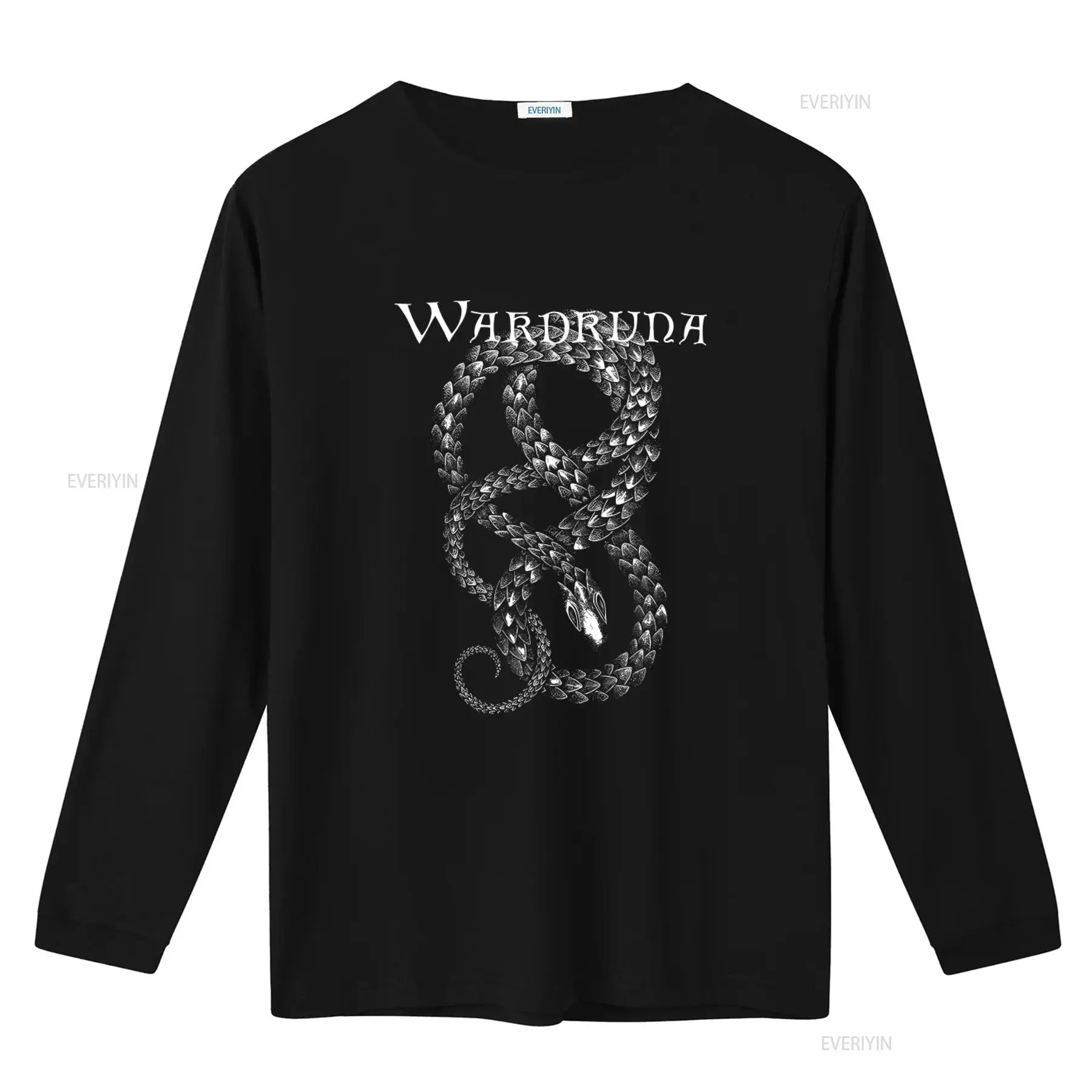 تي شيرت Wardruna أسود بتصميم ث - مراجعة Vintage Fashion Enthusiasts وسعره