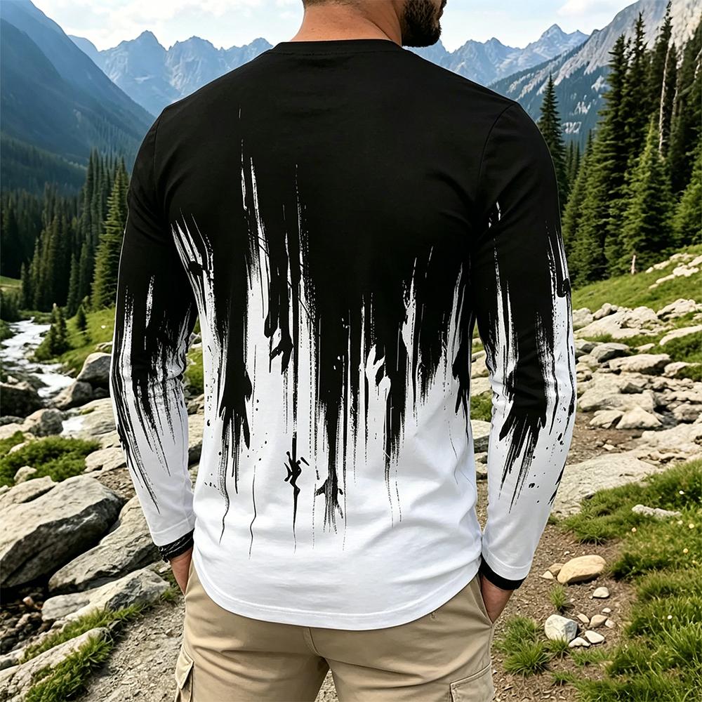 قميص رجالي بأكمام طويلة بتصميم - مراجعة Vintage Fashion T Shirts وسعره