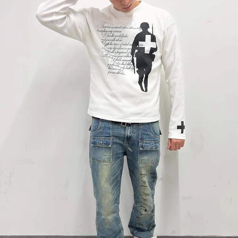 تي شيرت عصري بطباعة عتيقة على  - مراجعة Vintage Fashion T Shirts وسعره